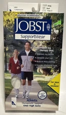 Jobst Athletic Compression Socks 8-15 Knee Small White