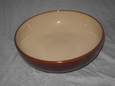 HTF Sango NOVA BROWN  Round Vegetable Serving Bowl 9 3/4'' x 3 1/4''  4933