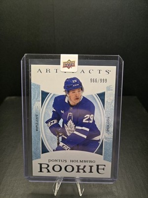 2022-23 Upper Deck Artifacts RC Pontus Holmberg 966/999 #228- Maple Leafs