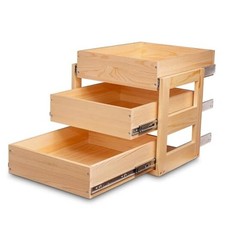 Pull Out Drawers For Cabinets, 20''W 21''D 19''H Soft Close Slide Out Wood