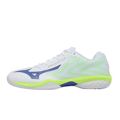 Mizuno Wave Claw EL 2 White Blue Volt Men Unisex Badminton Shoes