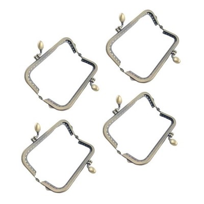  4 Pcs Handtaschenrahmen Handtaschenschnalle Taschenzubehör Machen