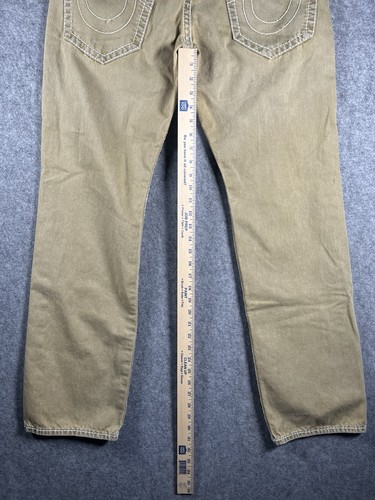 Vintage Y2K True Religion GOLD Hip Hop Skater Grunge Jeans VTG Mens Size 34 - Picture 5 of 9