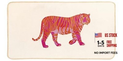 Indoor Preppy Welcome Door Mat Kitchen Bath Mats Entrance Front Door Mat, Tiger