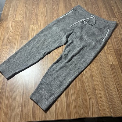 Lululemon Mens Gray Engineered Warmth Jogger Pants with Zipper Pockets sz M