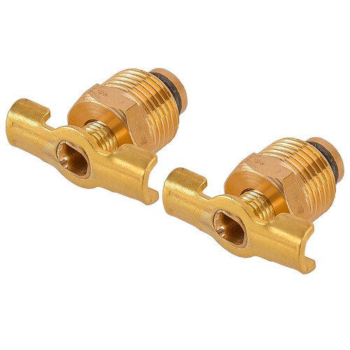 2x 3/8" NPT Messing Luftkompressor Tank Ablassventil Petcock Ersatz - Bild 3 von 7