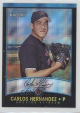2001 Bowman Chrome X-Fractor Carlos Hernandez #257 0j4n