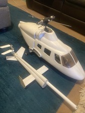 Kyosho Concept 30 Bell 222 RC Helicopter Spares Or Repair