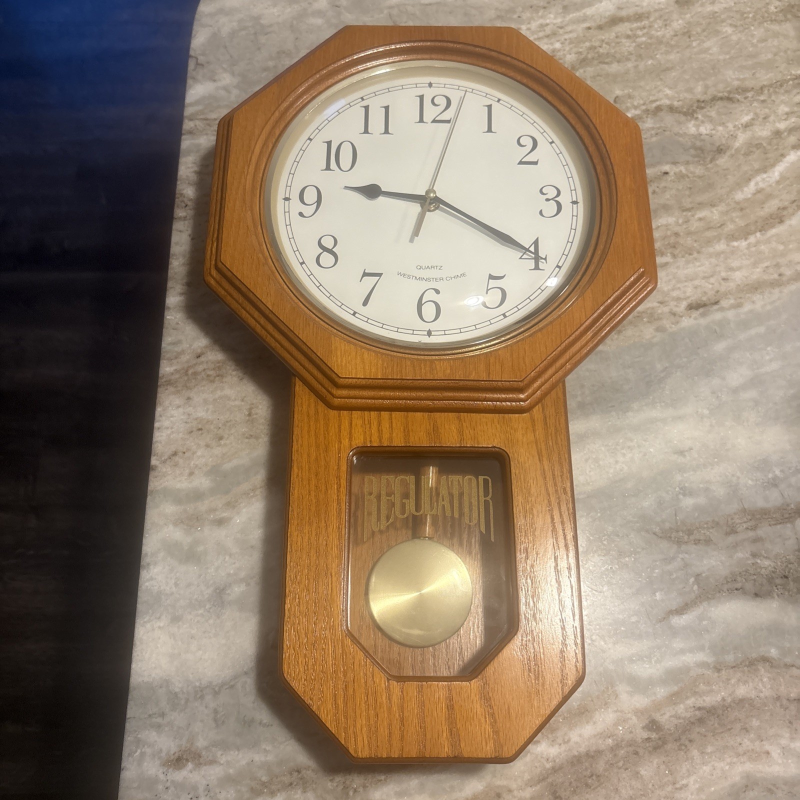 Regulator Quartz Westminster Chime Wall Hanging Clock PLZ READ