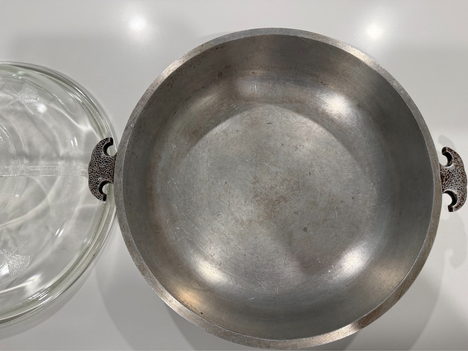 Guardian Service Cookware Vintage Roaster Fryer w/ Original Glass Lid