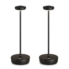 2 Pack Rechargeable Cordless Table Lamps, 5000mAh LED Portable Table Light wi...