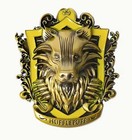 Luxury Hufflepuff House Emblem Harry Potter Basorelief Pin Badge – X Large 3D