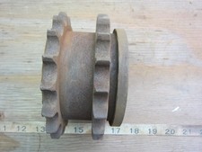 Martin D60B18 60 18T 4 " OD, 2" ID Double Strand Sprocket w Flg, Used