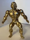 Vintage  Masters of the Universe Custom Gold Statue He-Man Action Figure MOTU