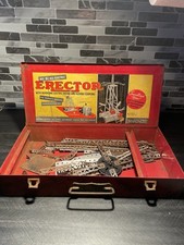 VINTAGE 1954 Gilbert Erector Set 6 1/2 Reversing Electric Engine as is