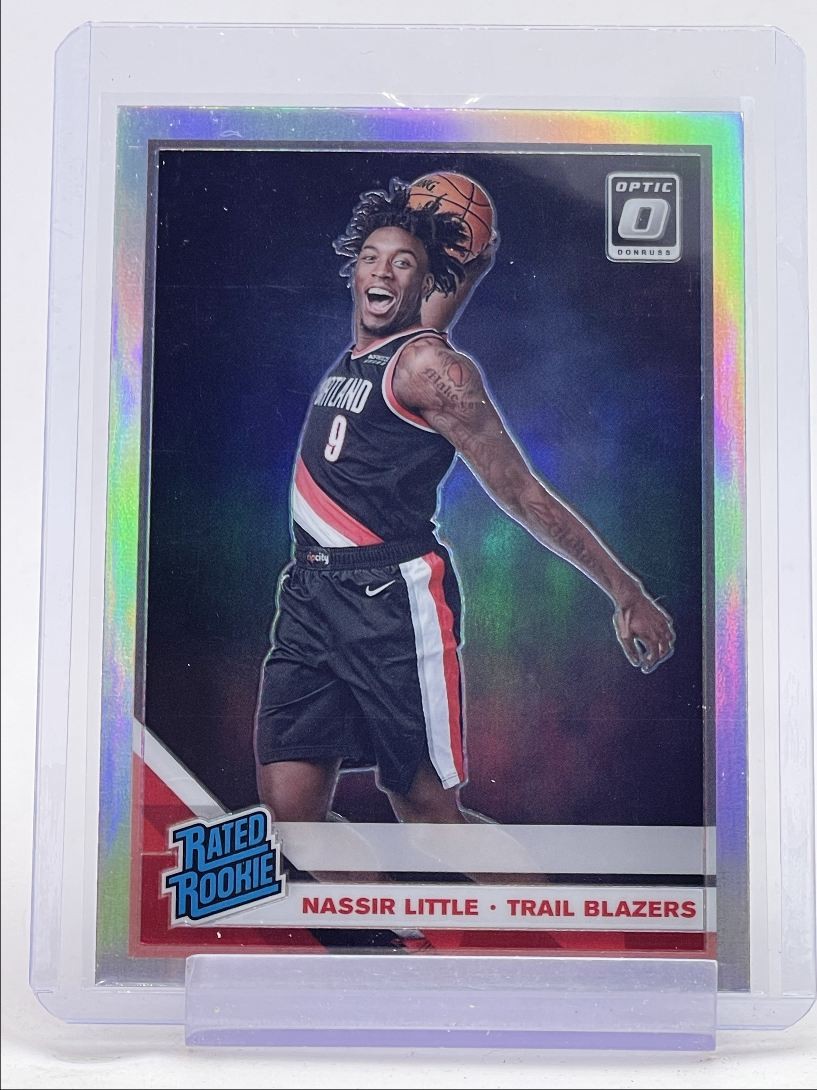 NASSIR LITTLE 2019-20 DONRUSS OPTIC RATED ROOKIE HOLO PRIZM #154 RC Q3152