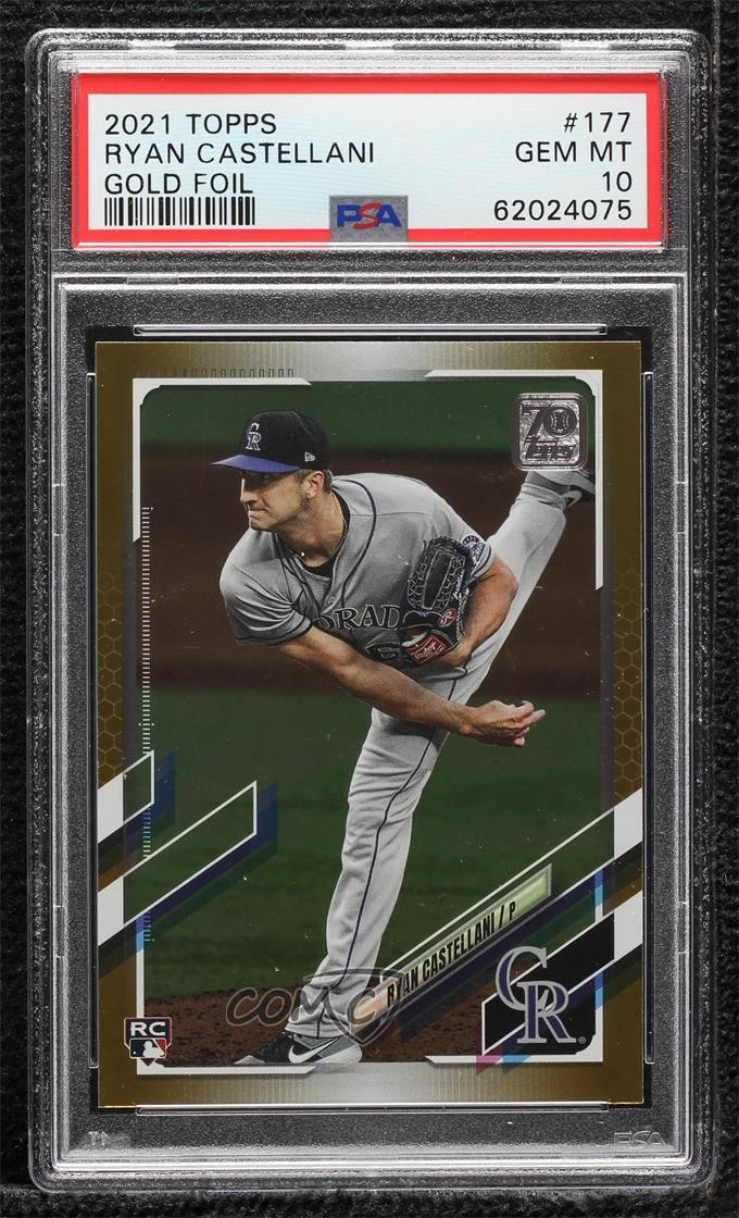 2021 Topps TOPPS GOLD FOIL #177 Ryan Castellani front