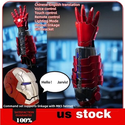 1/1 Iron Man MK5 Right Arm Glove Wearable Voice Control Touch Remote Control US