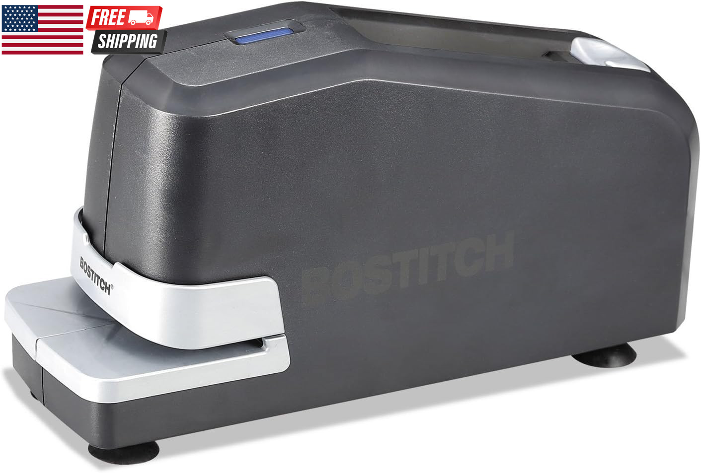 Impulse Drive, 30 Sheet Electric Stapler, No Jam Technology, Easy Reload, Black