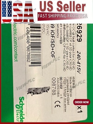 A9A26929 SCHNEIDER ELECTRIC DOUBLE OC OR FAULT CONTACT FOR IC60 iID Acti9 iOF/SD