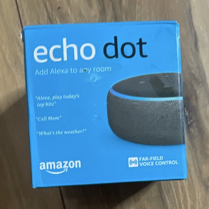 Amazon Echo Dot Smart Speaker w/ Alexa Far-Field Voice Control Black Wi-Fi
