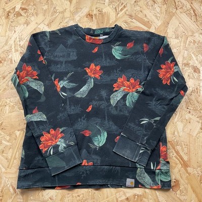 Vintage Carhartt Tropics Sweatshirt Blumenmuster Pullover XS / S
