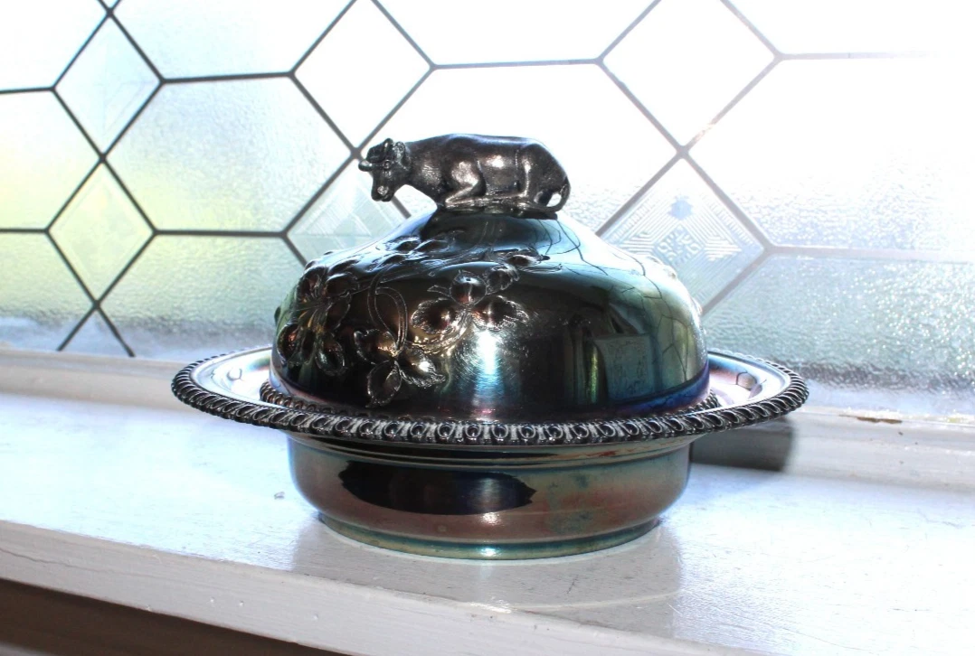 Corbell Silver Company　ビンテージ　バターディッシュ 1850-1899 Antique US Silver-Plated Butter Dishes for sale | eBay
