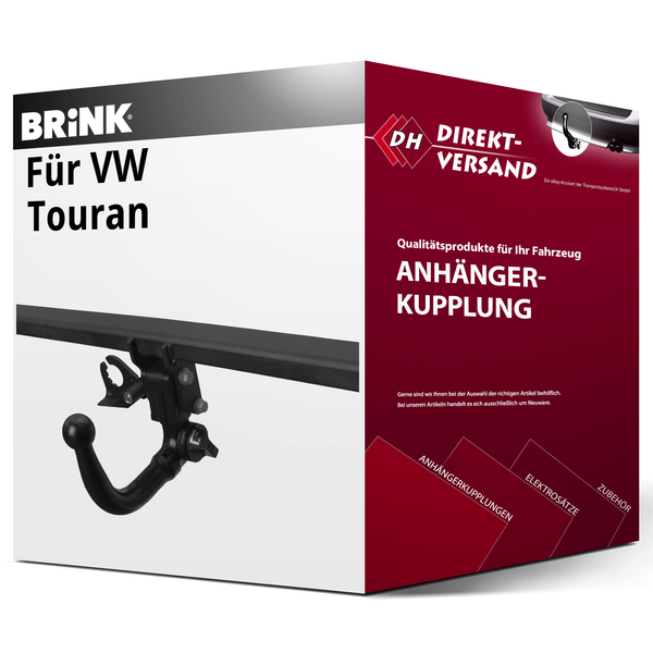 AnhäNgerkupplung Abnehmbar für VW Touran 05.2010-05.2015 Top-image