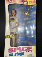 Spice Girls on Stage Posh Spice 1998 Box Damaged Jumpsuit Disco Ball Keychain