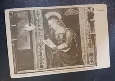 vtg postcard pinturicchio vergine annunziata dettaglio art unposted