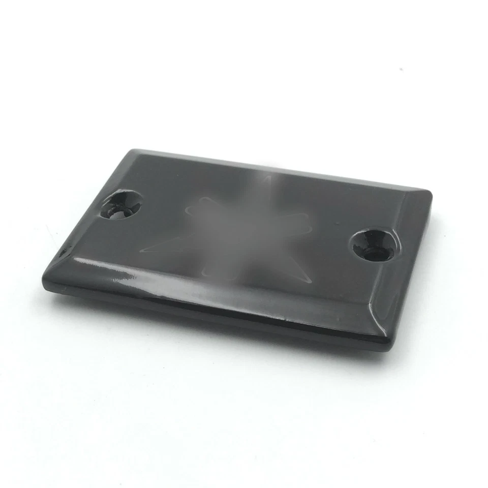 Cubierta de tapa de depósito de líquido de frenos negra para Yamaha Virago 535/Virago 700 Foto 3 de 4