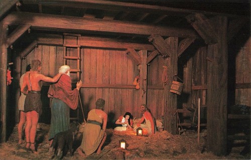 Natività Natale ~ Memoriale Cristiano Primavere Argento Cartolina d'epoca Gesù - Foto 1 di 2