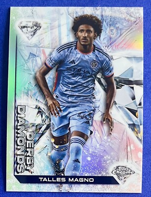 Talles Magno 2023 Topps Chrome MLS DERBY DIAMONDS INSERT #DD-7 NYCFC