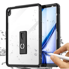 Waterproof Case for iPad Air 13 inch/11 inch 2024 Shockproof Heavy Duty Cover
