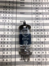 MULLARD EF91 Hot Output! NOS+!  120/120! Preamp Vacuum Tube