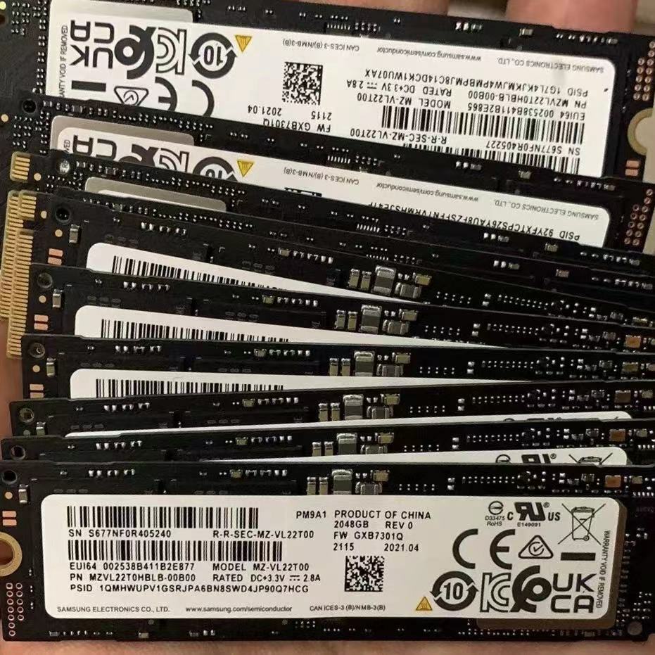 2TB M.2 SAMSUNG SSD PM9A1 PCIe NVME SSD MZVL22T0HBLB-00B00 2TB M.2 SAMSUNG SSD PM9A1 PCIe NVME SSD MZVL22T0HBLB-00B00
