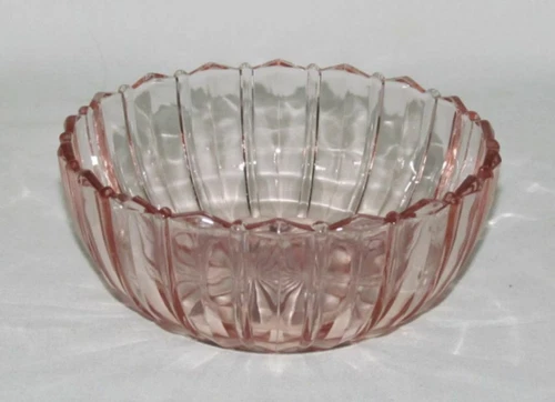 Hocking Glass FORTUNE Pink Small Fruit Bowl