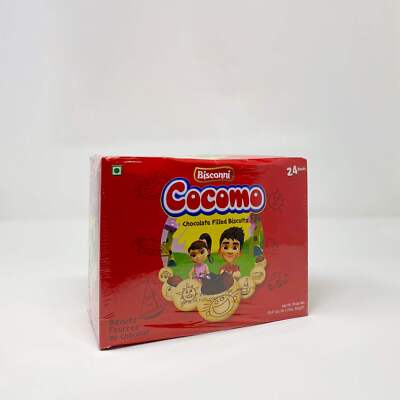 bisconni Cocomo chocolate filled biscuits 24pk