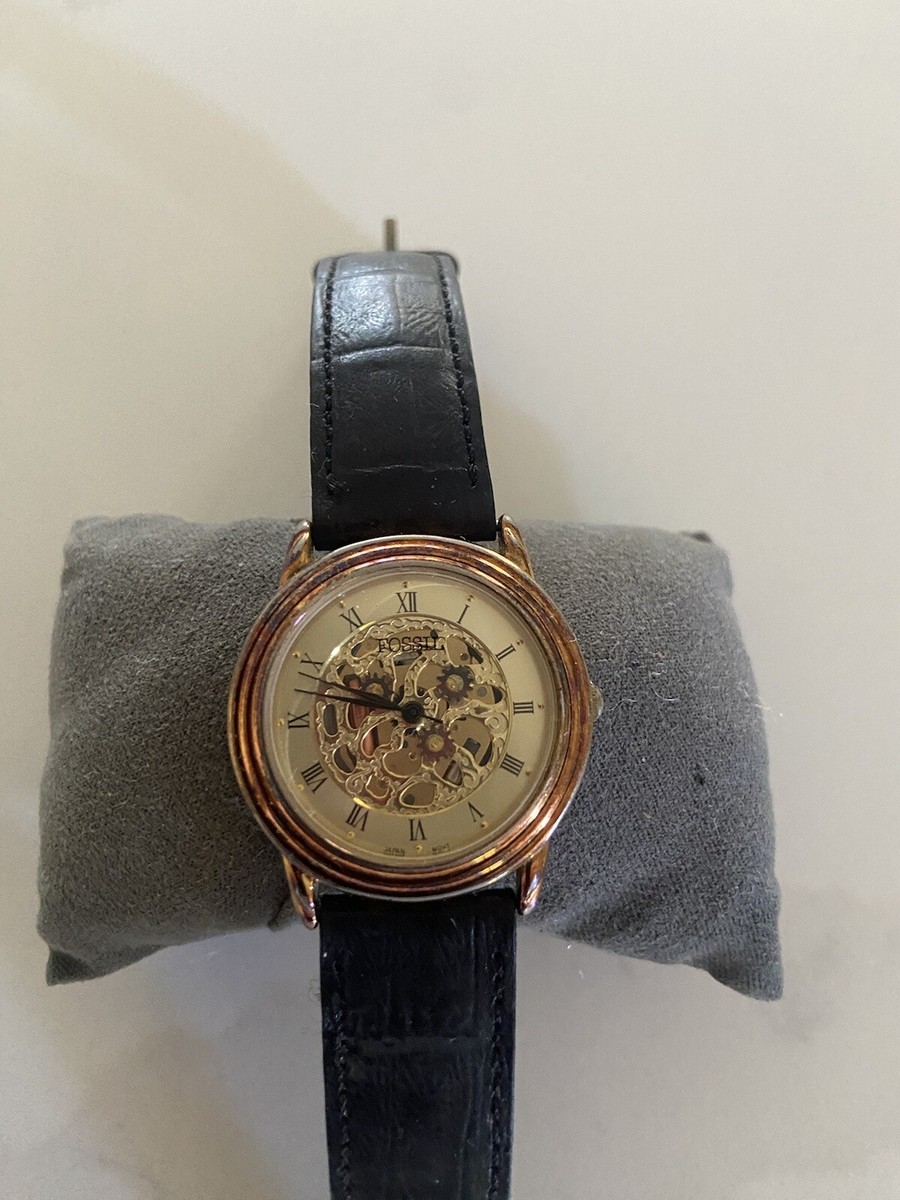 Unisex JAPAN Vintage 90's Watch FOSSIL SK-4901 Nice Watch Works