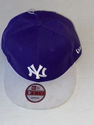 New Era 9fifty SnapBack Hat New York Yankees Baseball MLB NWT Purple