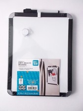 Pen Gear 8.5 x 11" Magnetic Dry Erase Board - Black Trim