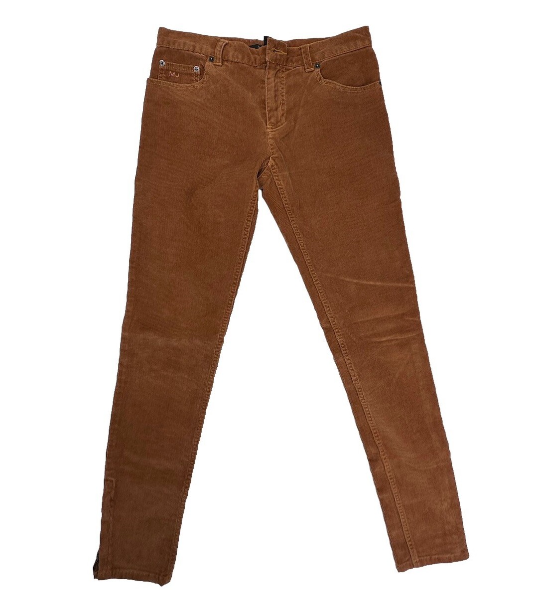 Marc Jacobs Ankle Zip Corduroy Pants Women Brown Size 4 | eBay
