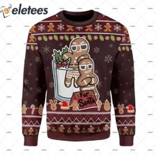 Gingerbread For Santa Ugly Christmas Sweater KOJSGWYL