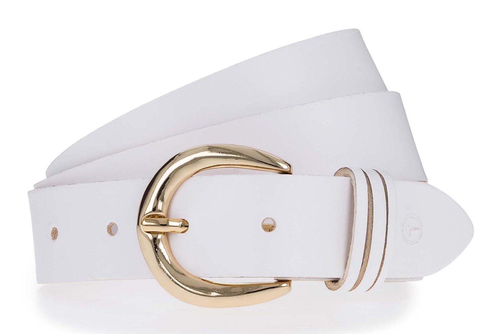Tamaris belt Leather Belt W120 White