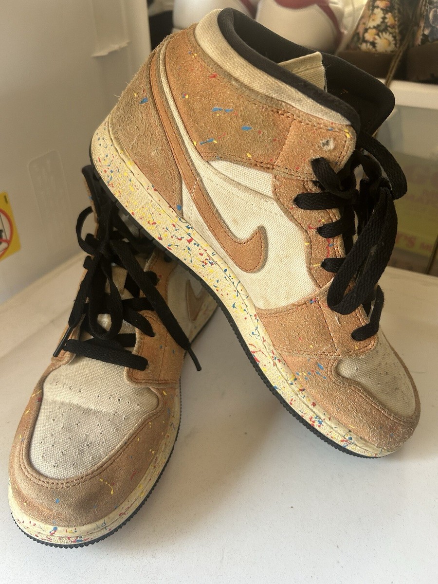 jordan paint splatter shoes