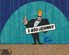 VAN PARTIBLE - JOHNNY BRAVO CREATOR - SIGNED 8X10 PHOTO G w/COA CARTOON PROOF
