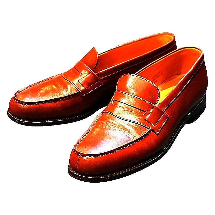J.M. Weston Signature Loafers 180 Tan Brown Boxcalf Mens J.M. Weston Signature Loafers 180 Tan Brown Boxcalf Mens