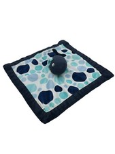 Carters Dark Blue Whale Lovey Plush Soft Stuffed Animal Baby Security Blanket