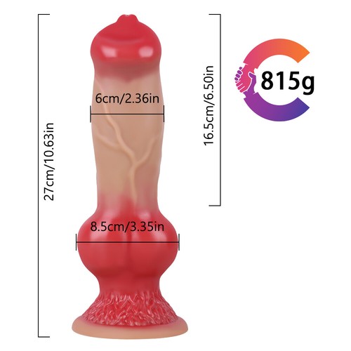 Large Fantasy Realistic Dildo Dong Silicone Penis Anal Plug Vagina Adult Sex Toy - Picture 15 of 16