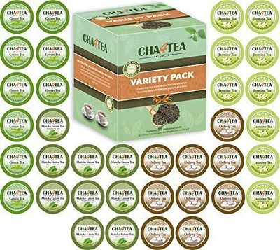Cha4TEA 36-Count Assorted Green Tea for 